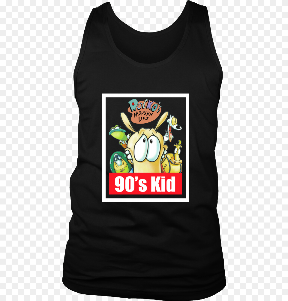 Rocko S Modern Life 90 S Kid In Blackclass Pink Beautiful Trauma Tour Merchandise 2019, Clothing, T-shirt, Tank Top, Adult Free Transparent Png