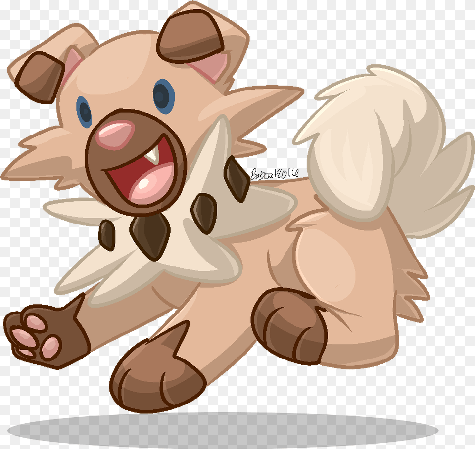 Rockruff Doodle Cartoon, Animal, Canine, Dog, Mammal Png