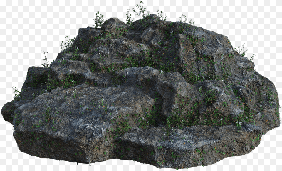 Rocks Grass Stones Photo Grass Rock, Mineral, Land, Nature, Outdoors Free Png