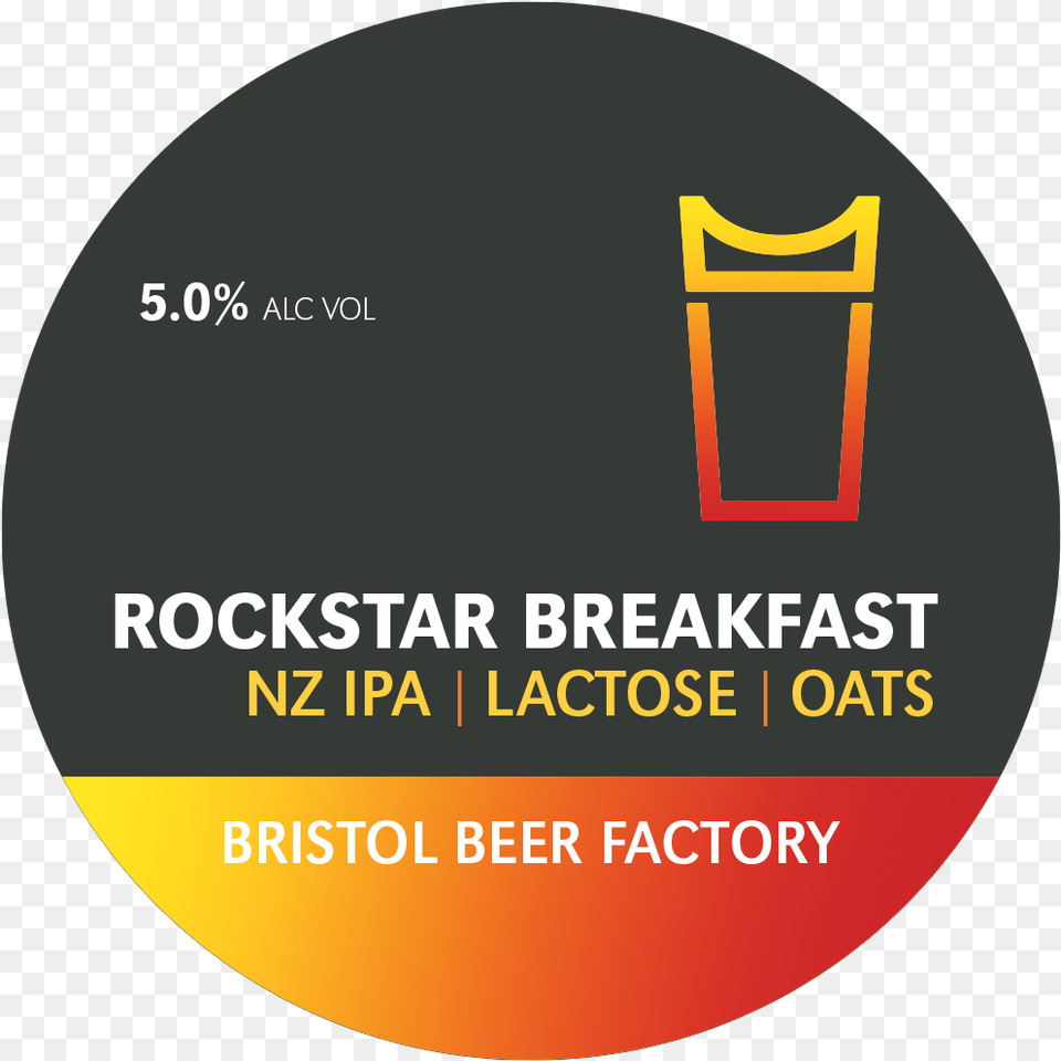 Rockstar Breakfast Bristol Beer Factory Alcatraz, Disk, Logo, Advertisement Free Png Download