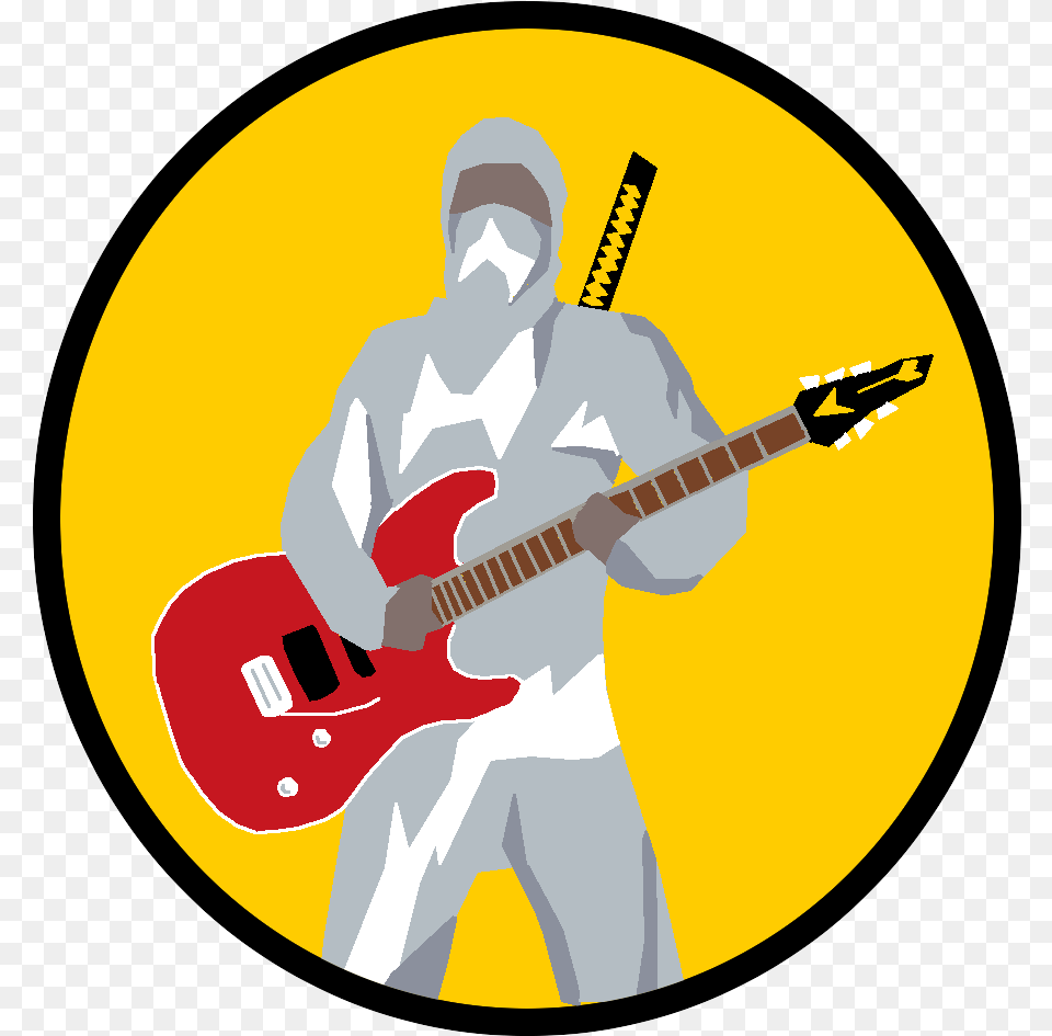 Rockstar Clipart Ninja Rockstar, Guitar, Musical Instrument, Adult, Male Free Png