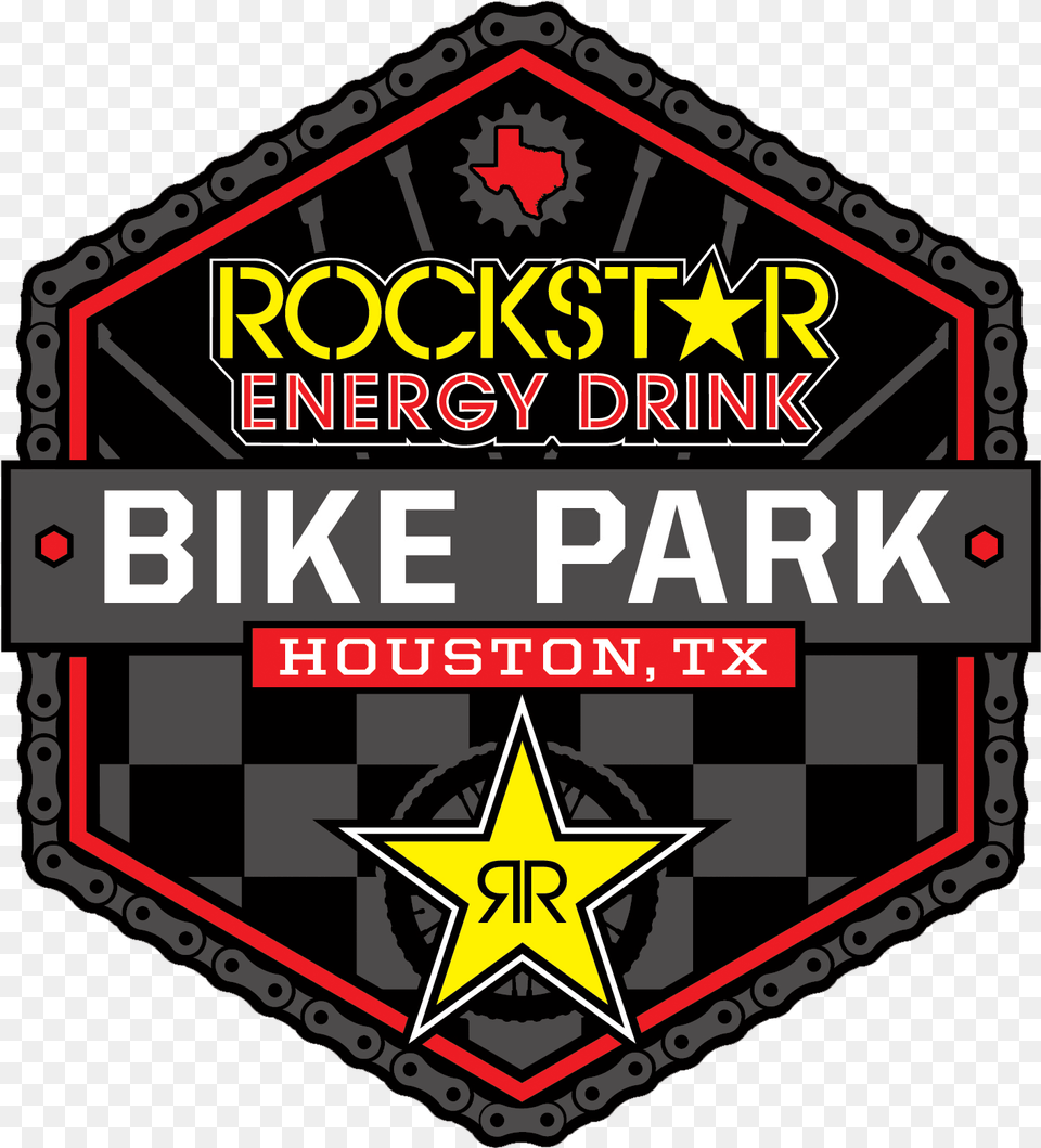 Rockstar Energy Bike Park Houston Parks U0026 Trails Rockstar Energy Drink, Symbol, Logo, Scoreboard, Badge Png