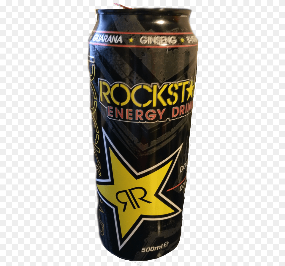 Rockstar Energy Drink Can, Alcohol, Beer, Beverage, Tin Free Transparent Png