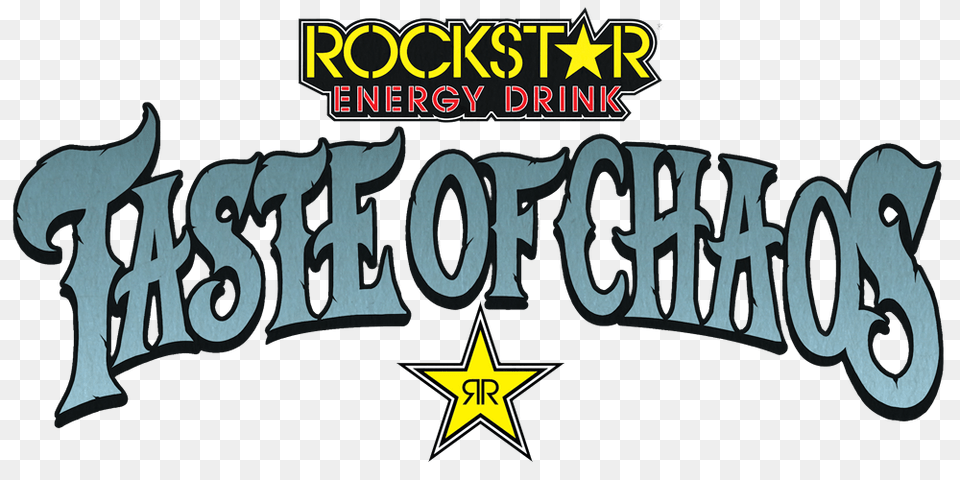 Rockstar Energy Drink Taste Of Chaos Tour, Symbol, Logo, Text Free Png Download