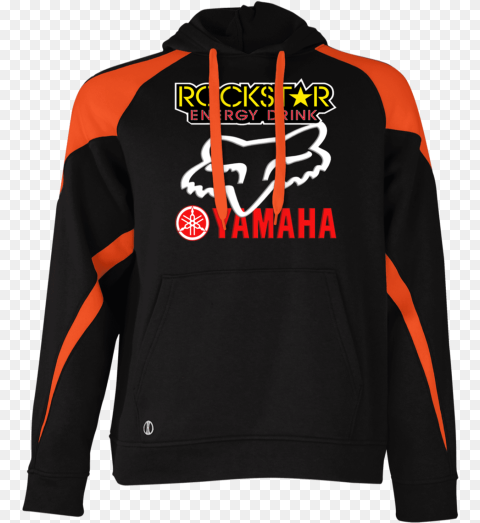 Rockstar Energy Yamaha Fox Racing Holloway Colorblock Fox Racing Hoodie, Clothing, Knitwear, Sweater, Sweatshirt Free Png Download