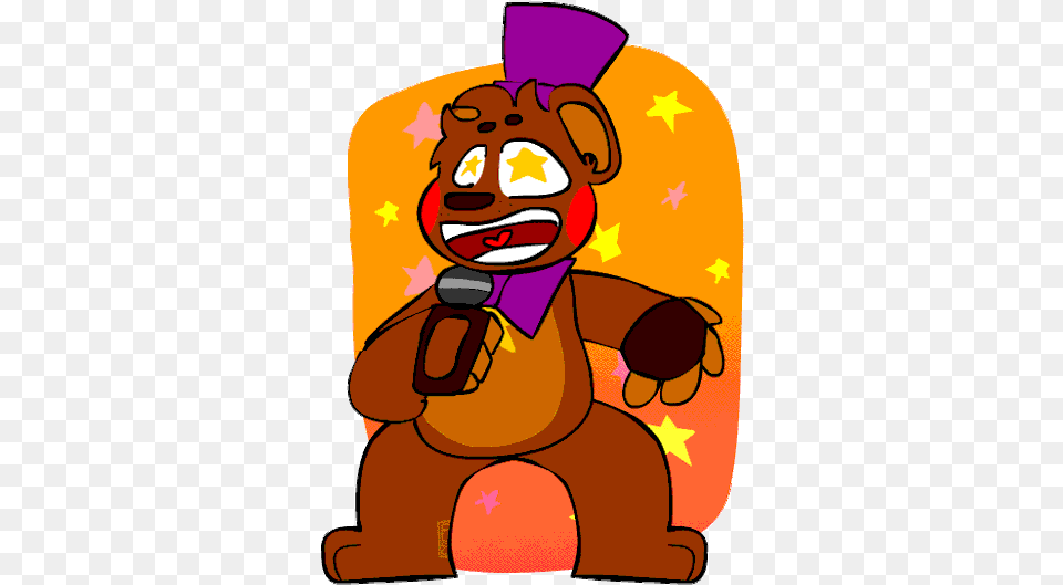 Rockstar Freddy Art Fnaf, Baby, Person, Face, Head Free Transparent Png