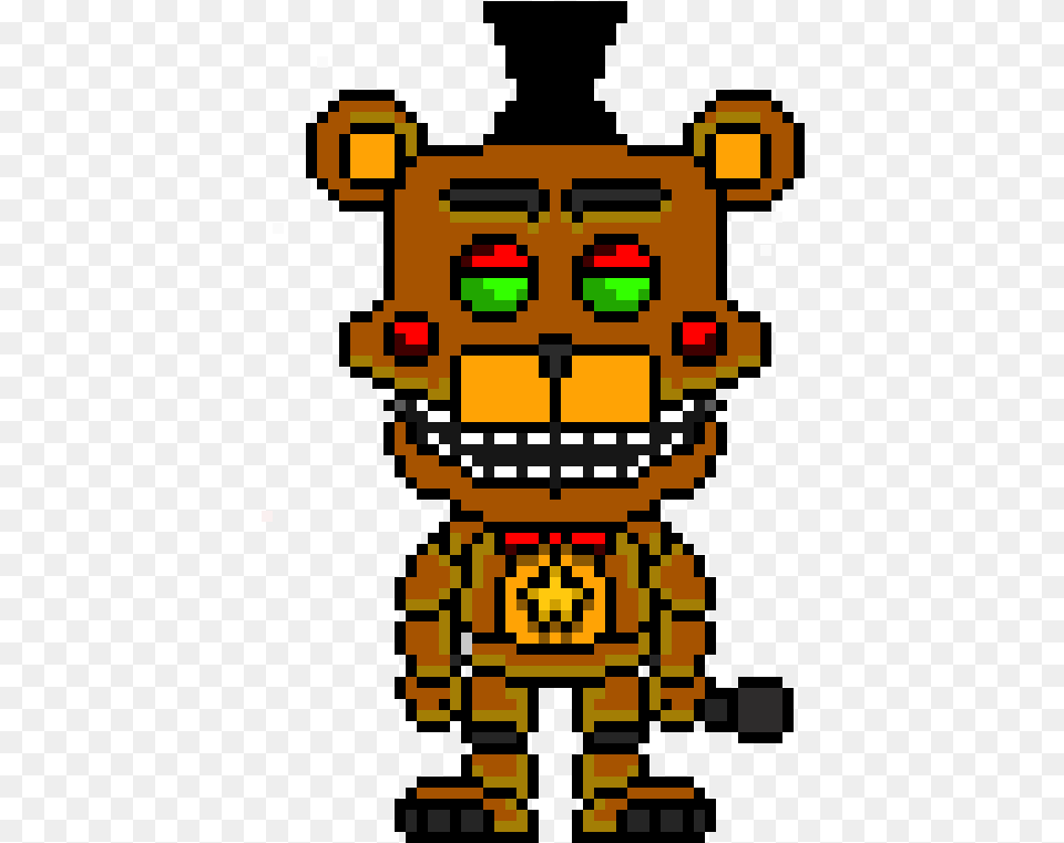 Rockstar Freddy Minecraft Skin, Scoreboard, Qr Code Png