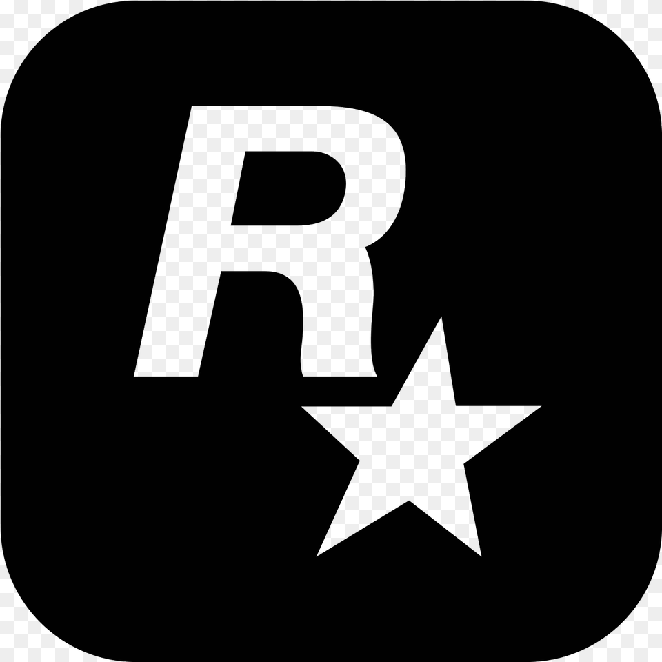 Rockstar Games Filled Icon Rockstar Icon, Gray Free Png Download