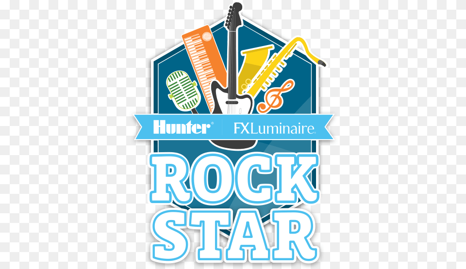 Rockstar Hunter, Advertisement, Poster, Guitar, Musical Instrument Free Png Download