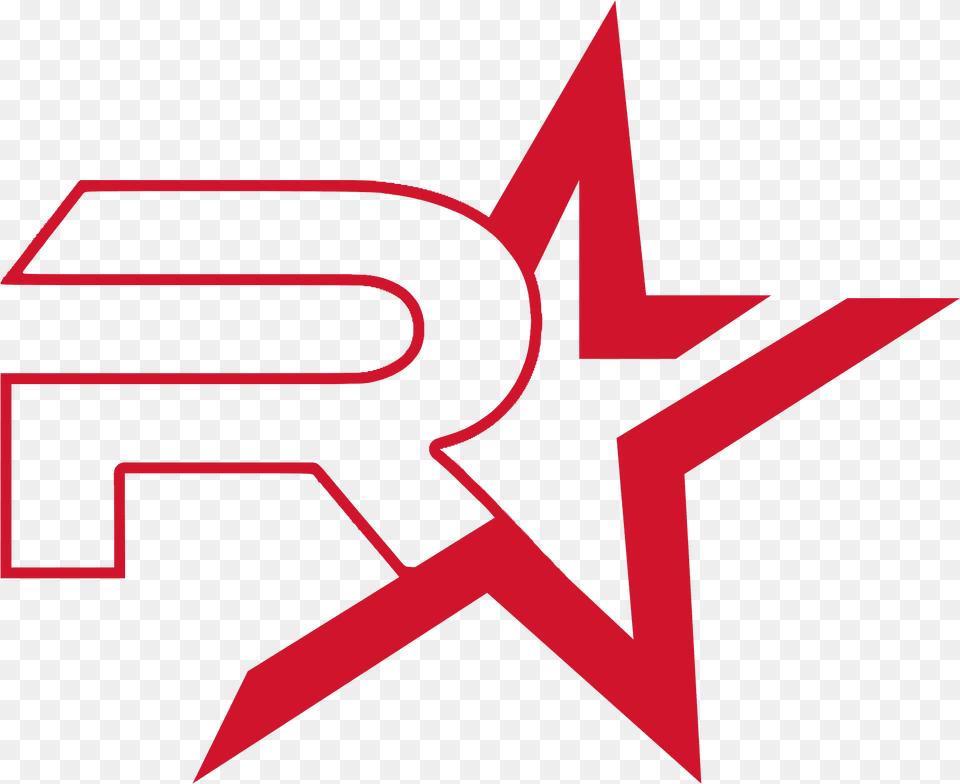 Rockstar Logo Rockstarr Logo, Symbol, Star Symbol, Cross Free Transparent Png