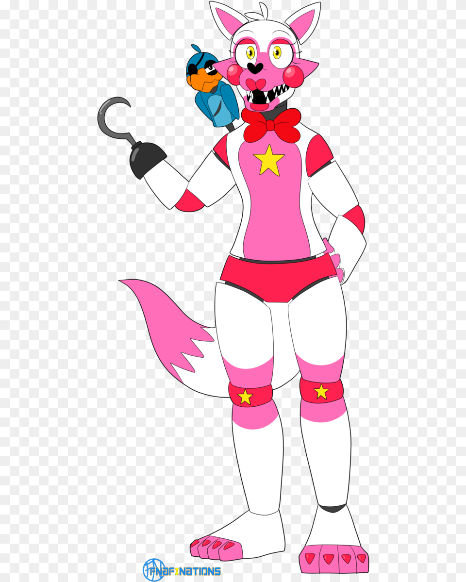 Rockstar Mangle W Crackers Five Nights At Freddy39s Custom Animatronics, Electronics, Hardware, Baby, Person Png