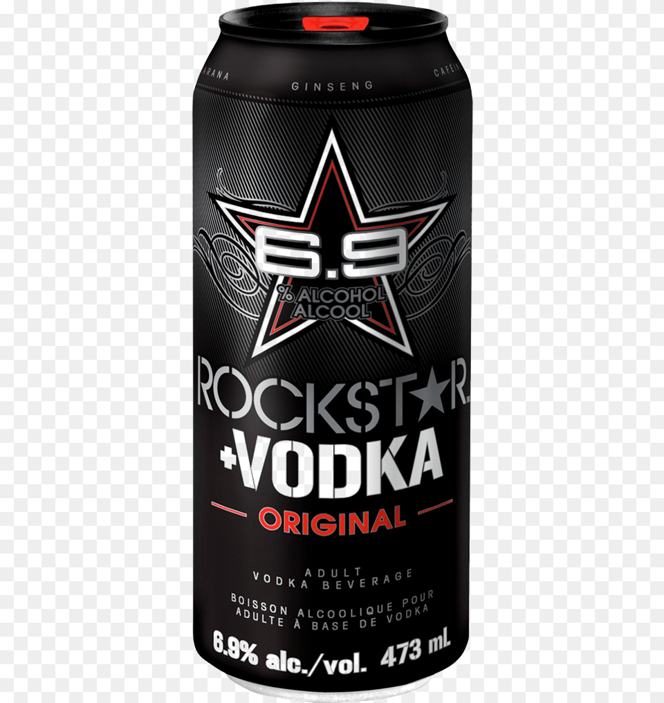 Rockstar Original 473 Ml Rockstar Vodka Energy Drink, Alcohol, Beer, Beverage, Lager Free Png Download