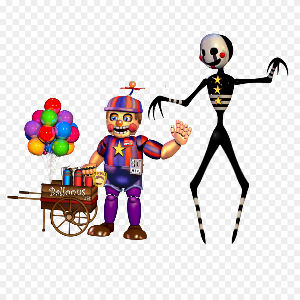 Rockstar Puppet And Rockstar Bb, Baby, Person, Machine, Wheel Free Transparent Png