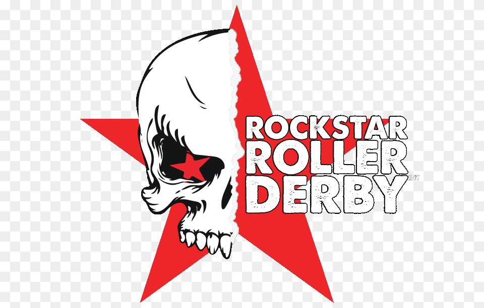 Rockstar Roller Derby Is Recruiting Rockstar Roller Derby, Person, Symbol, Face, Head Png Image