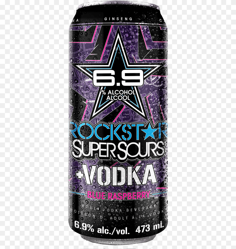 Rockstar Supersours Blue Raspberry Rockstar Supersours Green Apple Energy Drink, Alcohol, Beer, Beverage, Lager Free Png