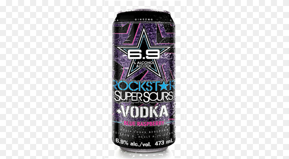 Rockstar Vodka Blue Raspberry 473 Ml Sports Drink, Alcohol, Beer, Beverage, Lager Free Transparent Png