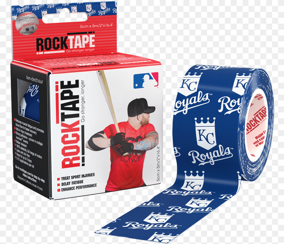 Rocktape Black Logo, Adult, Male, Man, Person Free Png