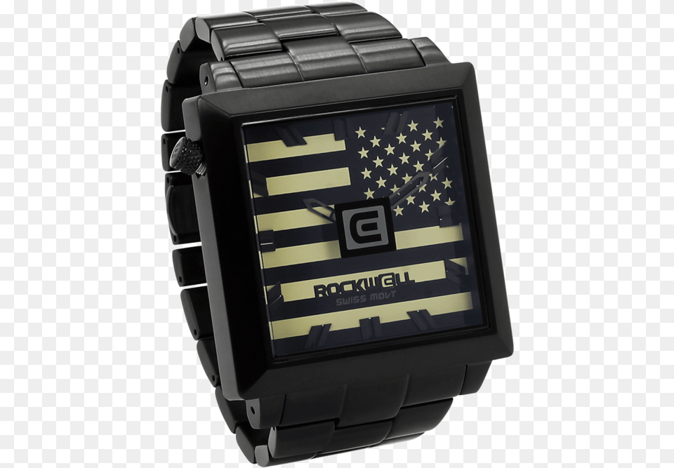 Rockwell American Flag Watch, Arm, Body Part, Person, Wristwatch Free Transparent Png