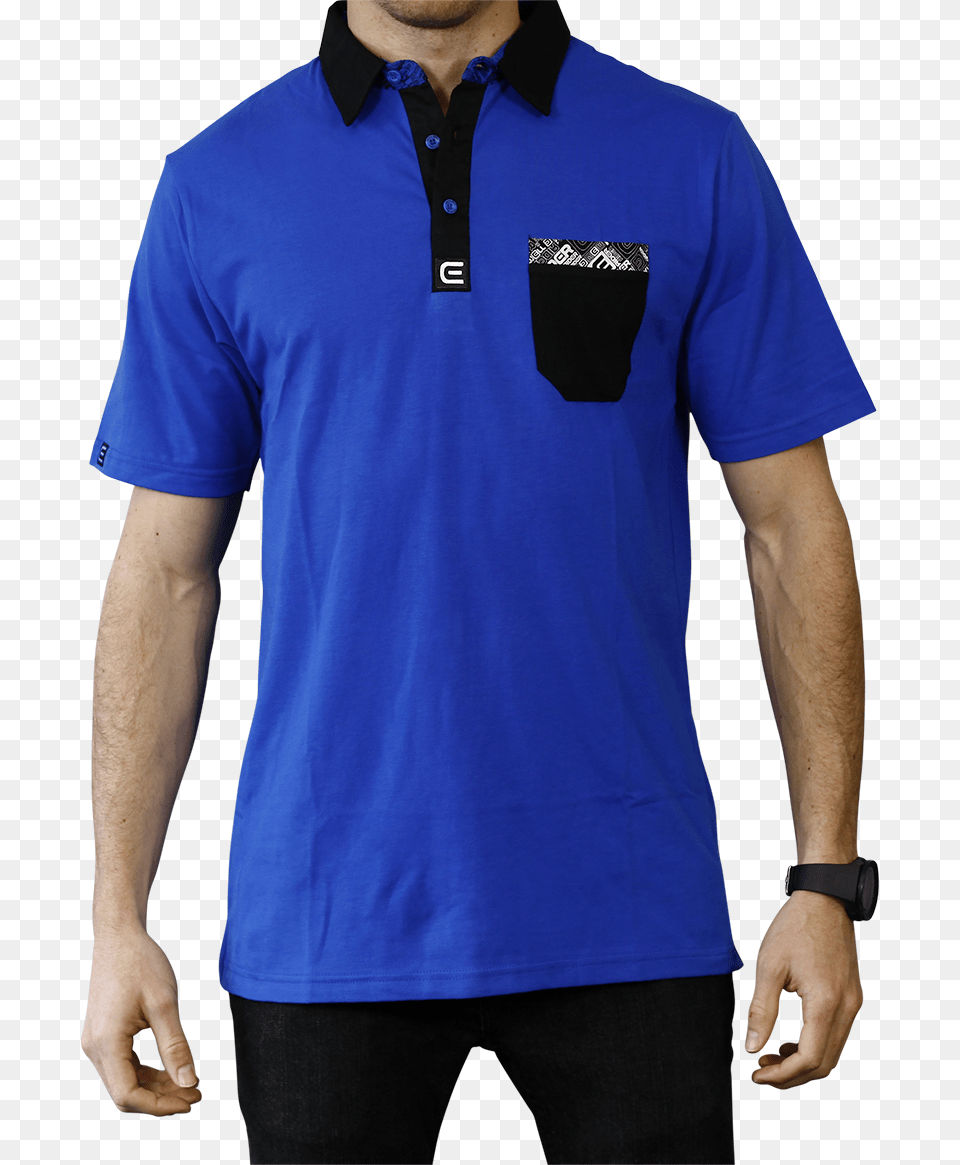Rockwell Tri Blend Pocket Polo Polo Shirt, T-shirt, Clothing, Sleeve, Person Free Png