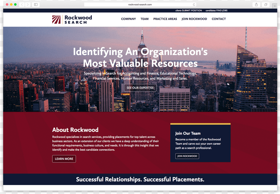 Rockwood Search Website Design New York City, Advertisement, Poster, Webpage, File Free Transparent Png