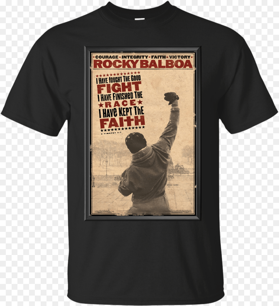 Rocky Balboa The Best, Clothing, T-shirt, Adult, Male Free Transparent Png