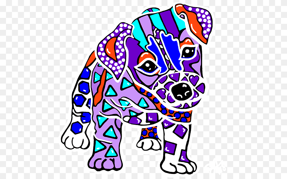 Rocky Dog Puppy Jack Russell Parson Fun Colorful Border Lakeland, Art, Doodle, Drawing, Animal Free Png Download