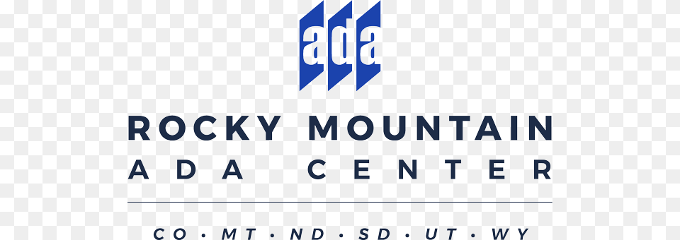 Rocky Mountain Ada Center Logo Americans With Disabilities Act Of, Text Free Transparent Png