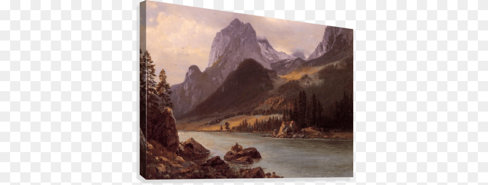 Rocky Mountain Canvas Print Rocky Mountain Landscape Paintings, Art, Peak, Painting, Outdoors Free Png