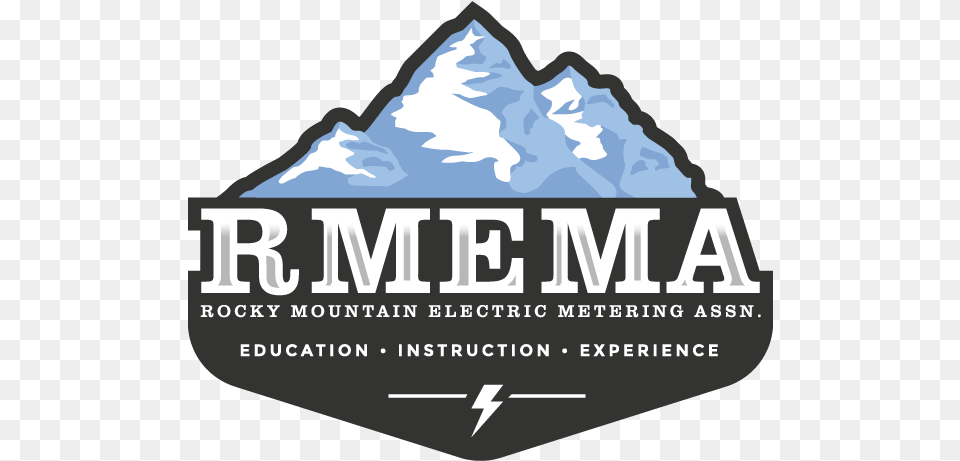 Rocky Mountain Electric Metering Association Graphic Design, Nature, Ice, Mountain Range, Peak Free Transparent Png