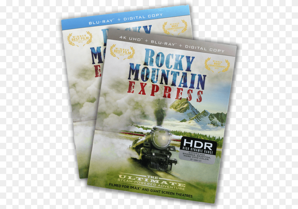 Rocky Mountain Express On Blu Ray 4k Ultra Hd And Blu Shout Factory Imax Rocky Mountain Express Blu Ray, Advertisement, Publication, Poster, Book Free Transparent Png
