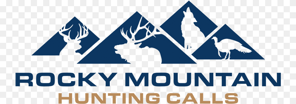 Rocky Mountain Hunting Calls And Supplies Rocky Mountain Calls Logo, Triangle, Animal, Deer, Mammal Free Png