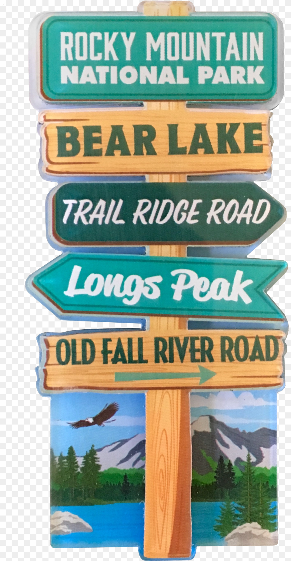 Rocky Mountain National Park Sign, Symbol, Animal, Bird, Road Sign Free Png