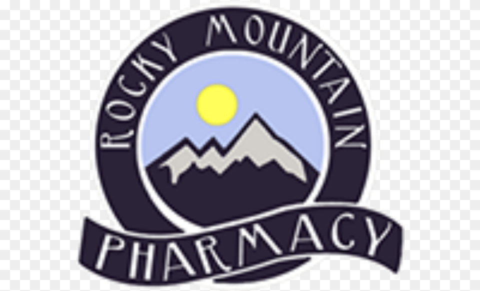 Rocky Mountain Pharmacy Badge, Logo, Symbol, Disk, Emblem Free Transparent Png