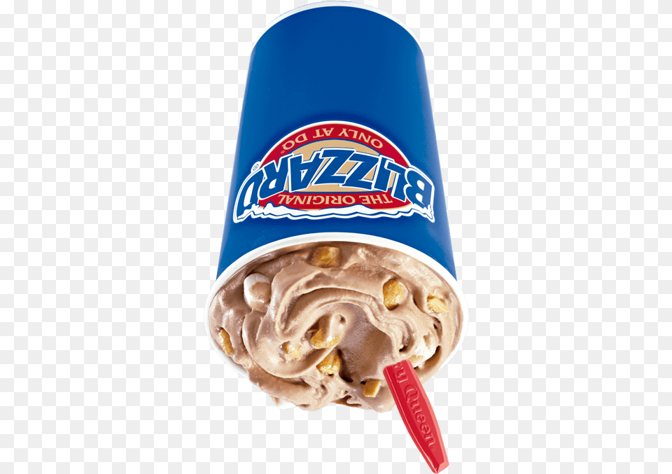 Rocky Road Blizzard Dq Ice Cream Rocky Road, Dessert, Food, Ice Cream, Frozen Yogurt Png Image