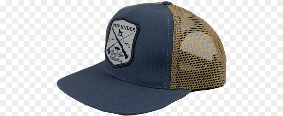 Rod Amp Gun Mesh Back Bold Blue Baseball Cap, Baseball Cap, Clothing, Hat Png Image