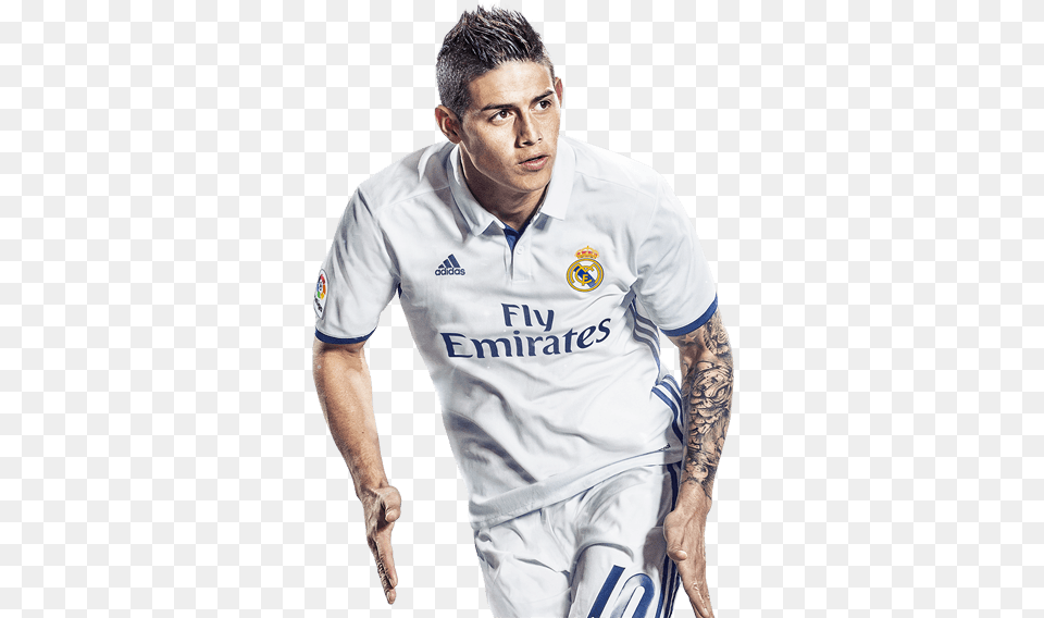 Rod Fg Md James Rodriguez Fifa 17, Clothing, Shirt, Adult, Male Free Png