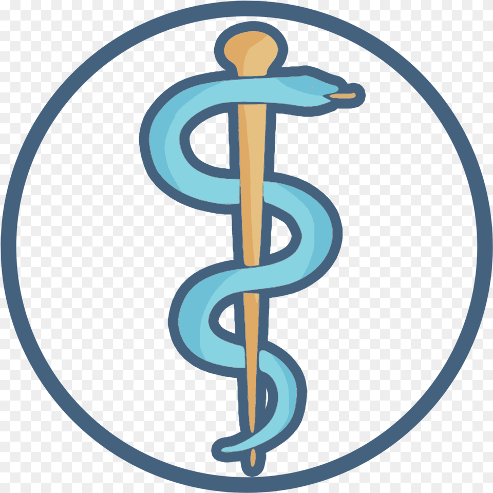 Rod Of Asclepius Snake Medical Symbol Asclepius, Text Free Transparent Png