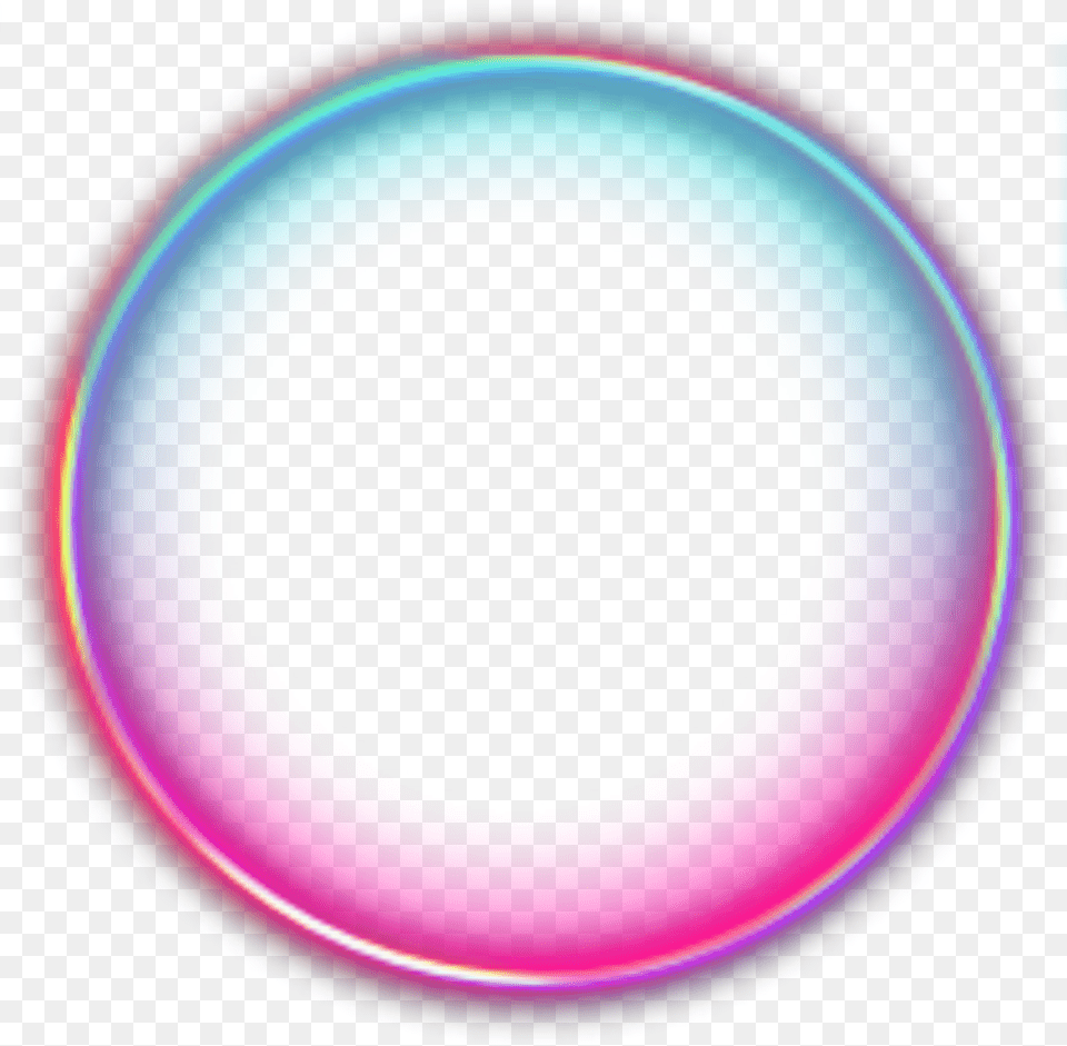 Roda Circulo Neon Circle, Light, Disk Free Png Download