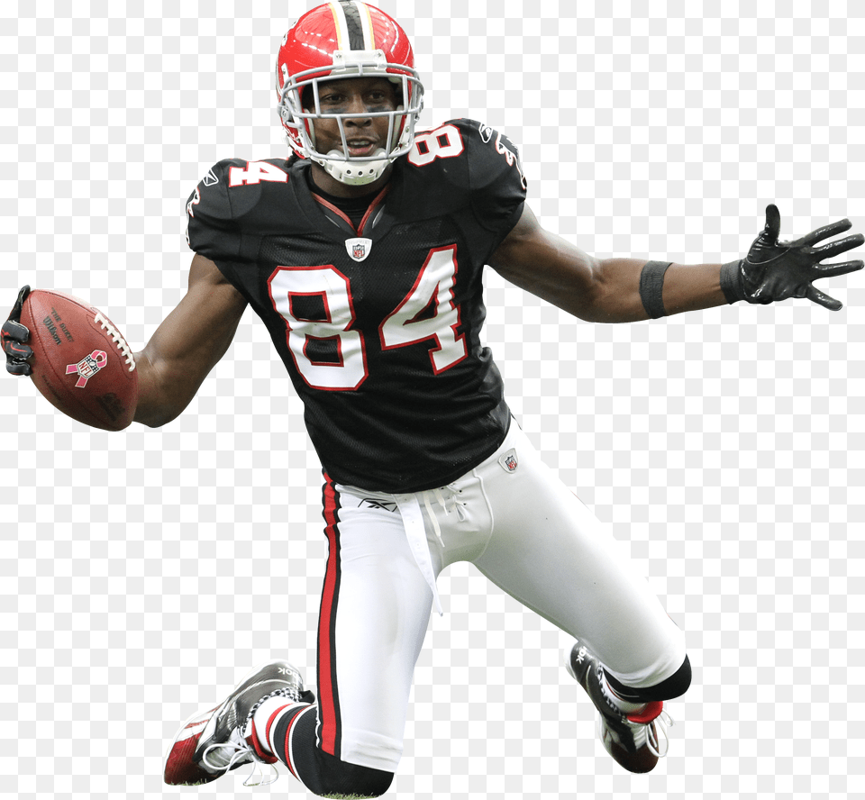Roddy White, American Football, Playing American Football, Person, Helmet Free Transparent Png