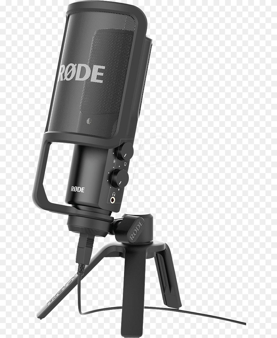 Rode Nt Usb Condenser Microphone, Electrical Device, Tripod, Electronics Png