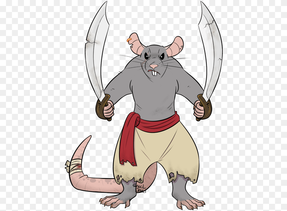 Rodent Clipart Evil Rat Cartoon, Animal, Mammal, Kangaroo, Hardware Png