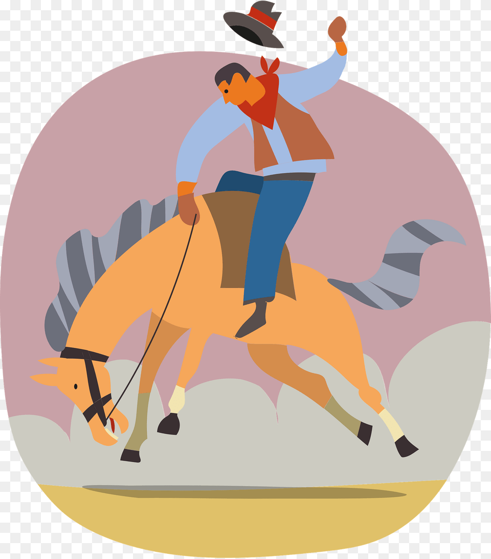 Rodeo Clipart, Person, People, Animal, Mammal Free Png Download