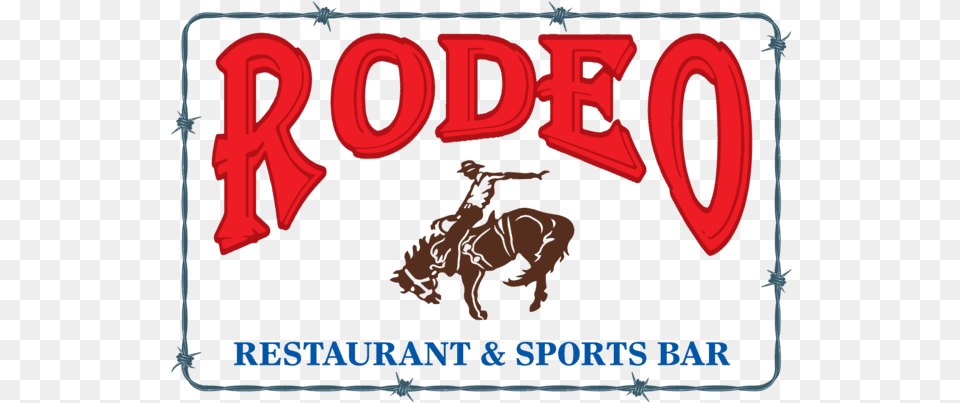 Rodeo Restaurant Buffet And Sports Bar Logo 20quot Bucking Bronco Rider Metal Wall Art Png Image