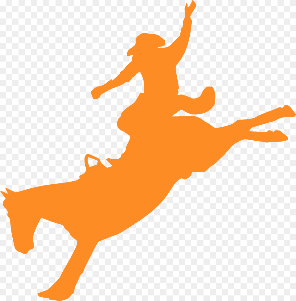 Rodeo Silhouette, Dancing, Leisure Activities, Person, Baby Free Png Download