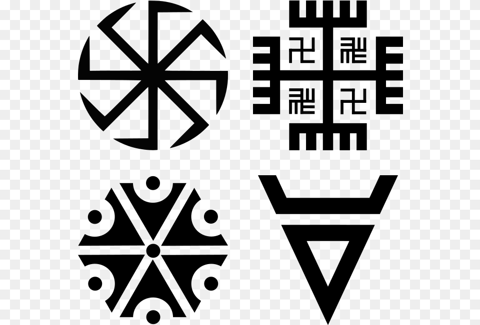 Rodnover Symbols Perun Symbol, Cross, Star Symbol Free Png