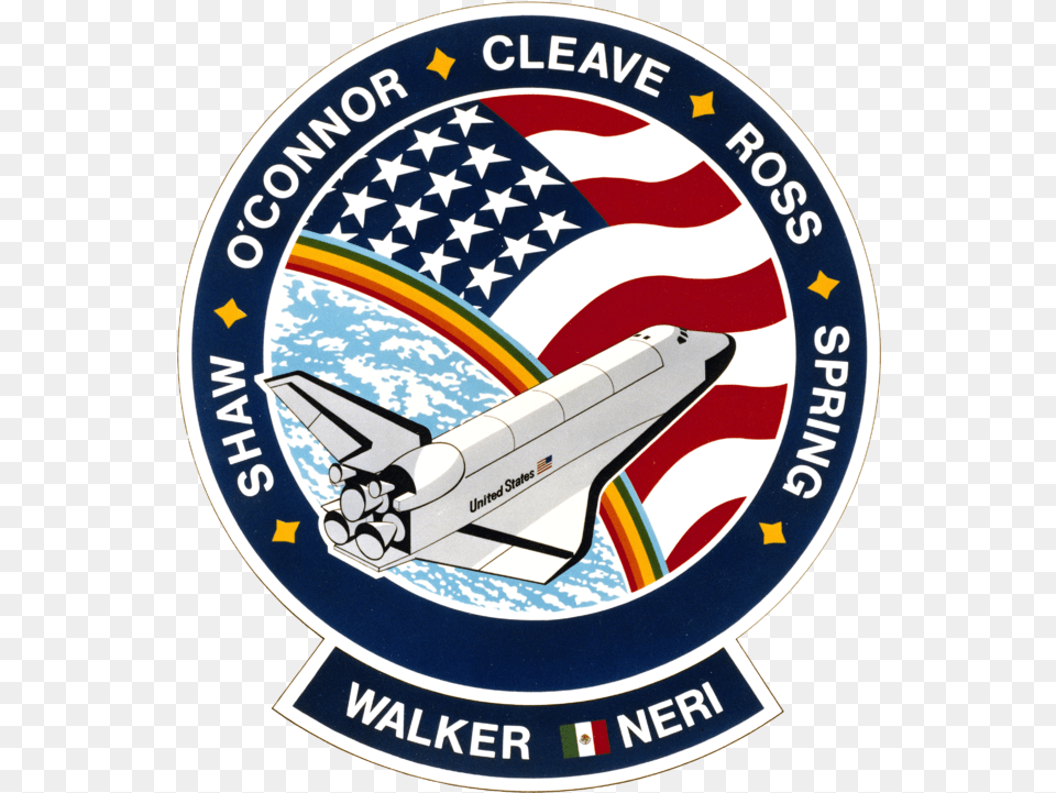 Rodolfo Neri Vela B Sts 61 B, Aircraft, Space Shuttle, Spaceship, Transportation Free Png