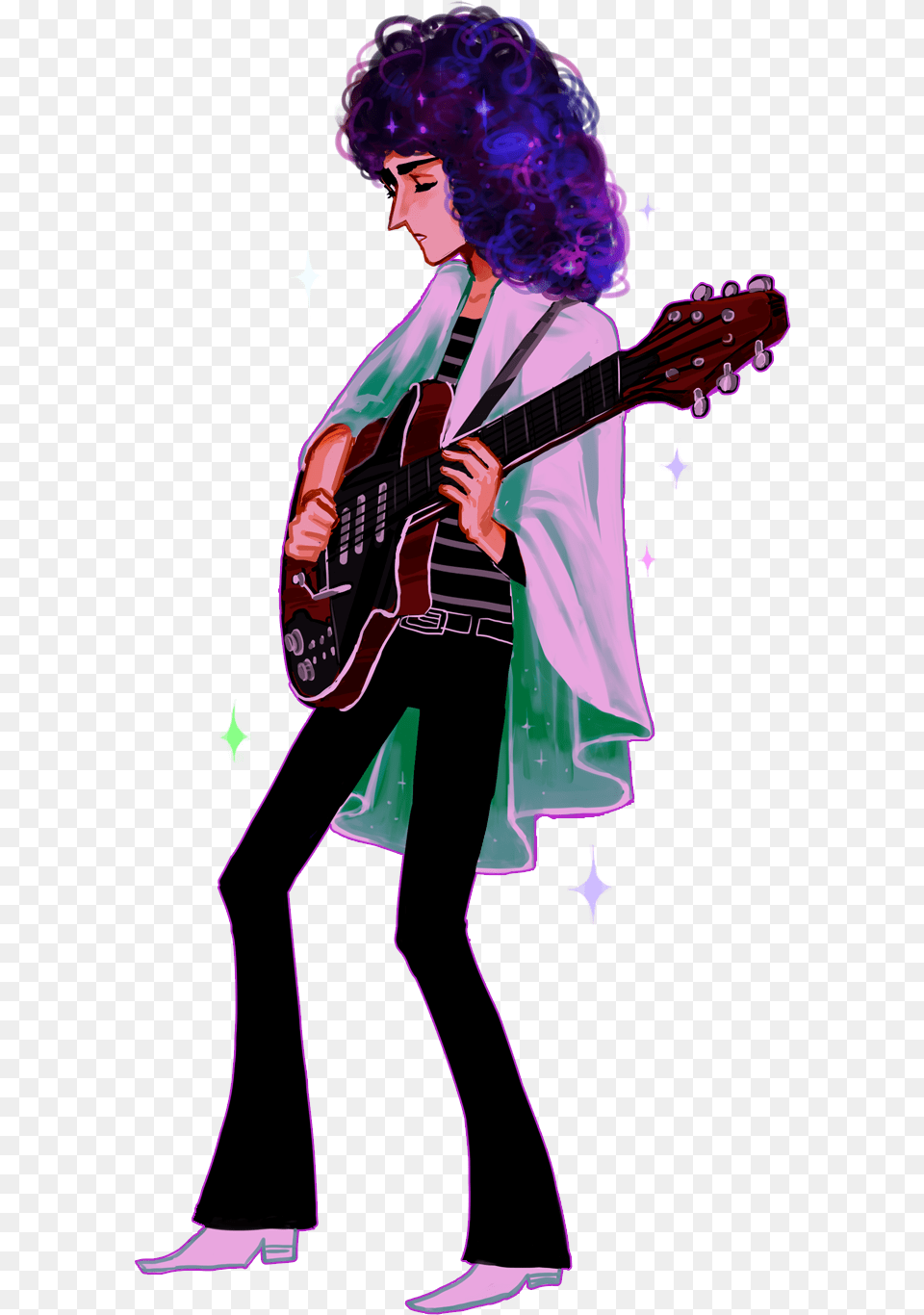Rog Darling How Exactly Do You Boil An Egg Ayumooks Dibujos De Brian May, Adult, Female, Guitar, Musical Instrument Free Png