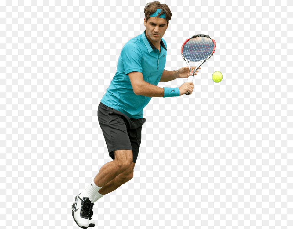 Roger Federer Playing Tennis Player No Background, Tennis Racket, Tennis Ball, Sport, Racket Free Png