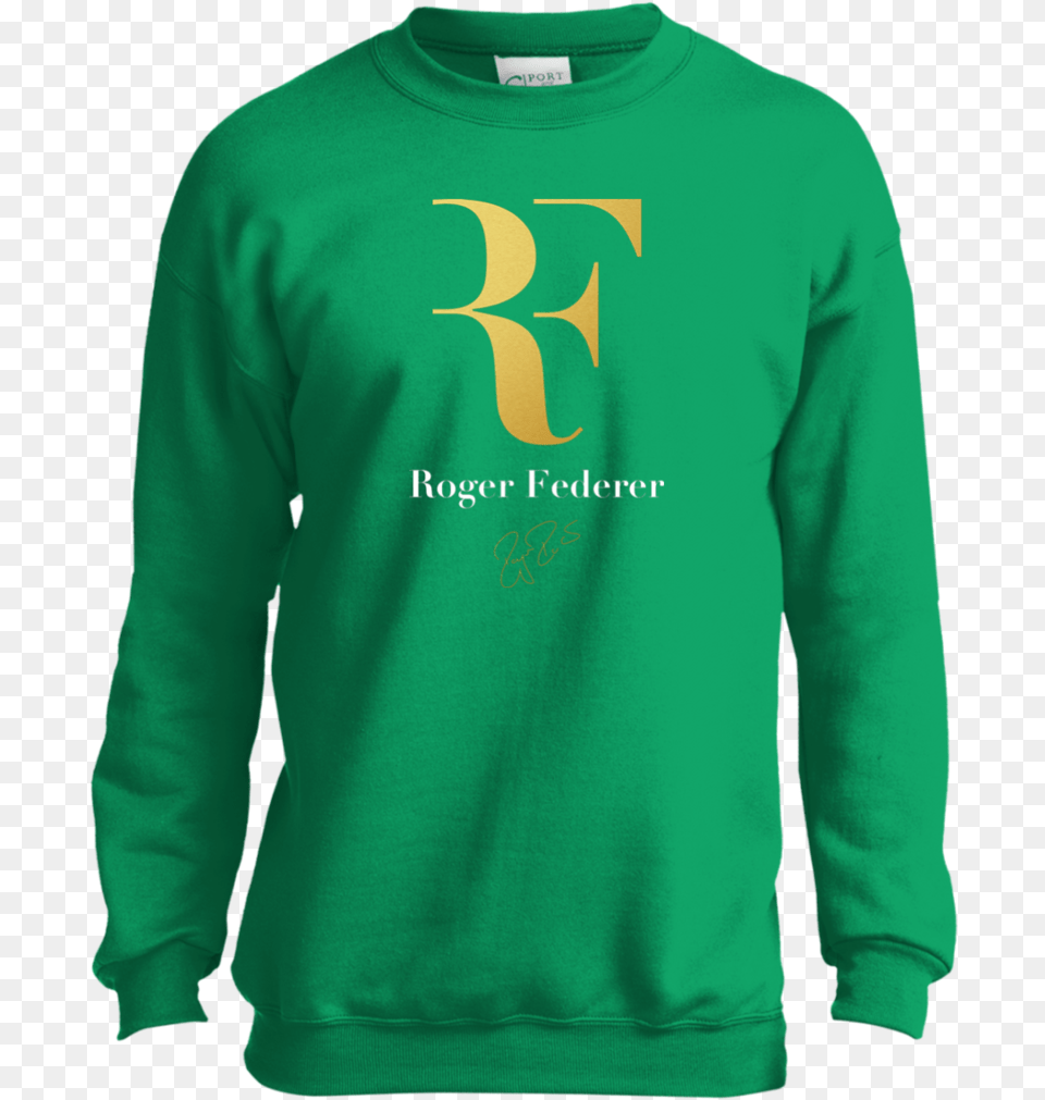 Roger Federer Youth Sweatshirt Sweatshirts Ya Done Messed Up A A Ron Sweatshirt, Clothing, Knitwear, Long Sleeve, Sweater Free Png