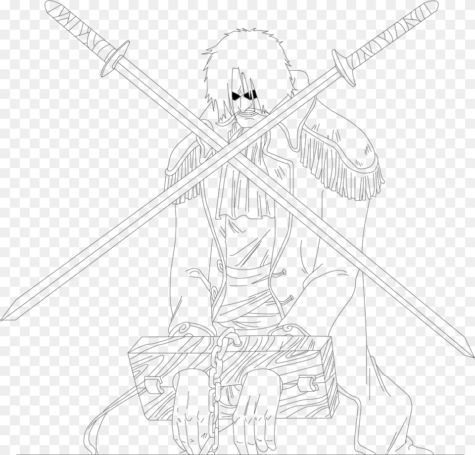 Roger Lineart By Mistersherpa Line Art, Sword, Weapon, Person Free Transparent Png